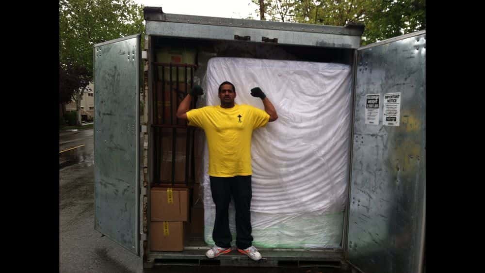 Pyramid Movers carefully handling furniture